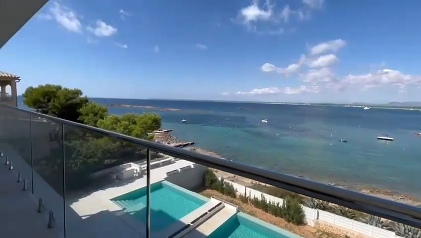  - Modernes Duplex-Penthouse mit Panoramablick auf das Meer in Colonia de Sant Jordi